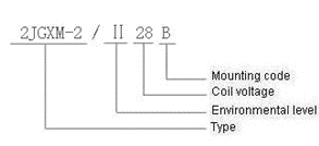 2JGXM-2   hermetical Electromagnetism relay series Relays how to order