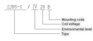 2JB5-1 miniature and hermetical Electromagnetism relay series Relays how to order