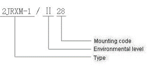2JRXM-1 miniature and hermetical Electromagnetism relay series Relays how to order