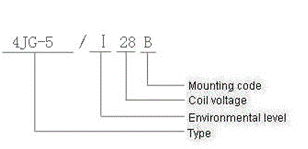 4JG-5 miniature and hermetical Electromagnetism relay series Relays how to order