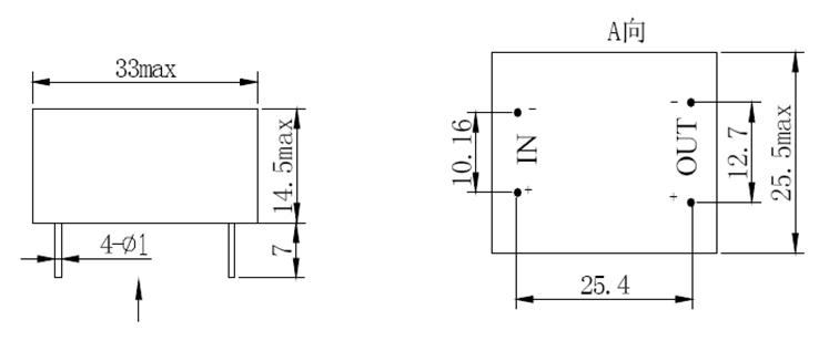 JGX-21FA  Optical Isolation AC&DC Solid State Relay  series Relays Product Outline Dimensions
