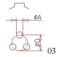 B series  Relays The PCB Pattern