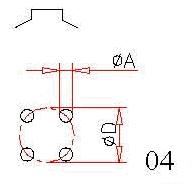 K series doc Connectors The PCB Pattern