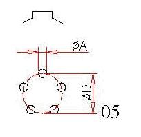 K series doc Connectors The PCB Pattern