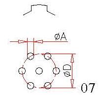 K series doc Connectors The PCB Pattern