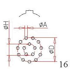 B series  Relays The PCB Pattern