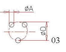 S series DOC Connectors The PCB Pattern