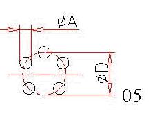 S series DOC Connectors The PCB Pattern