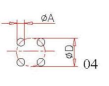 S series DOC Connectors The PCB Pattern