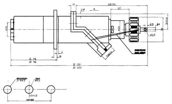 JF2-126 Rectangular Brush off Electrical Connector series Connectors Product Outline Dimensions