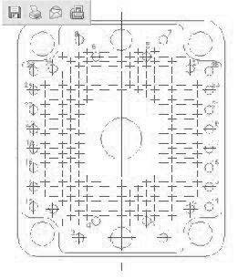 JF2-126 Rectangular Brush off Electrical Connector series Connectors Contact Arrangements