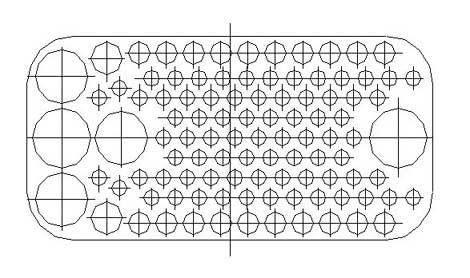 JF8 Rectangular Separation Electrical Connector series Connectors Contact Arrangements