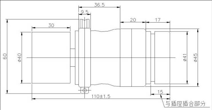 YF15 Circular Separation Electrical Connector series Connectors Contact Arrangements