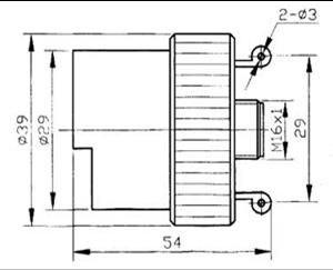 GF5 high frequency coaxial  series Connectors Product Outline Dimensions