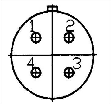 YS3 series underwater circular  series Connectors Contact Arrangements