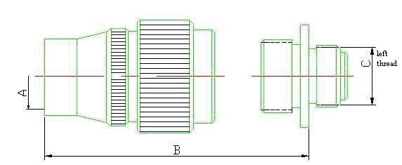 Y4 series sealed electrical connector series Connectors Product Outline Dimensions