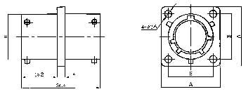 Y11 series sealed electrical connector series Connectors Product Outline Dimensions