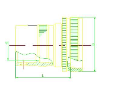 Y17 series circular electrical connector series Connectors Product Outline Dimensions