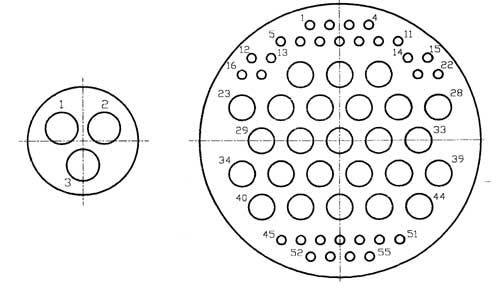 Y22 series ultralow temperature  series Connectors Contact Arrangements