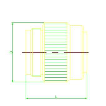 Y17 series circular electrical connector series Connectors Product Outline Dimensions