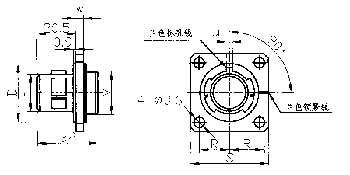 Y23 series electrical connector series  Connectors Product Outline Dimensions