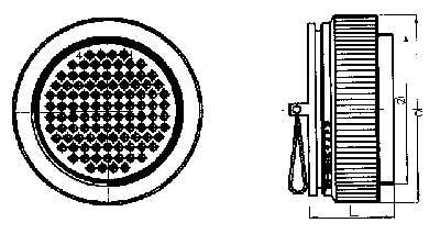 Y24 series sealed electrical connector series Connectors Product Outline Dimensions