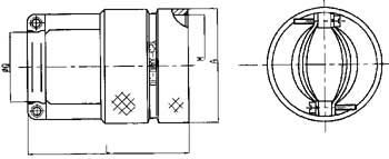 Y25 series circular electrical connector series Connectors Accessories