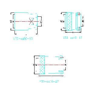 Y30A series high density  series Connectors Product Outline Dimensions