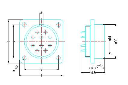 Y30A series high density  series Connectors Product Outline Dimensions