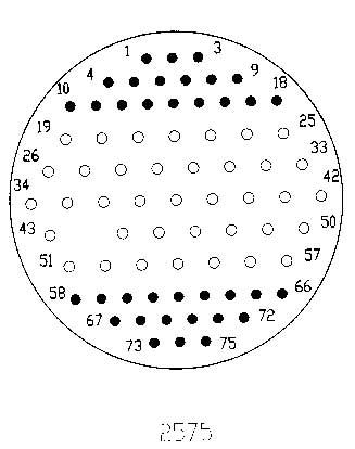 Y38 series circular electrical connector series Connectors Contact Arrangements