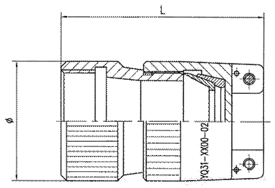 YQ31 series sealed electrical connector series Connectors Product Outline Dimensions