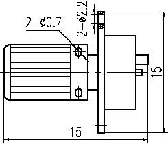 GM5,GM6 High Frequency, Circular, Electrical Connector series Connectors Product Outline Dimensions