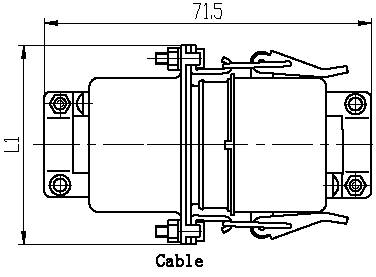 Series J6,J6D,Rectangular, Electrical Connector series Connectors Product Outline Dimensions