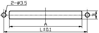 Series J52 Rectangle PCB Connector series Connectors Product Outline Dimensions